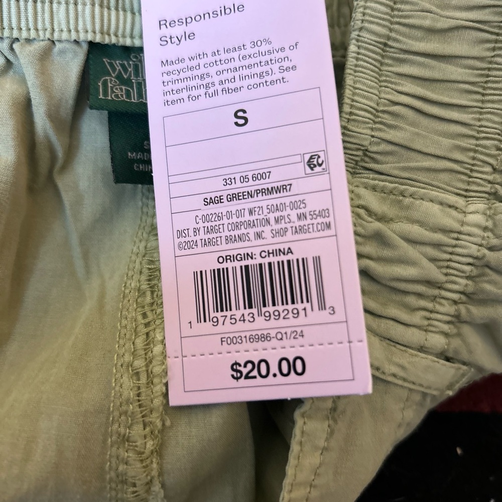 Wild Fable Tan Cargo Shorts Cotton Blend - Picture 5 of 6